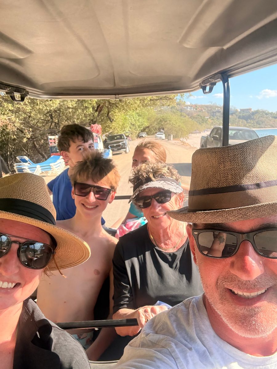 Mark and his family